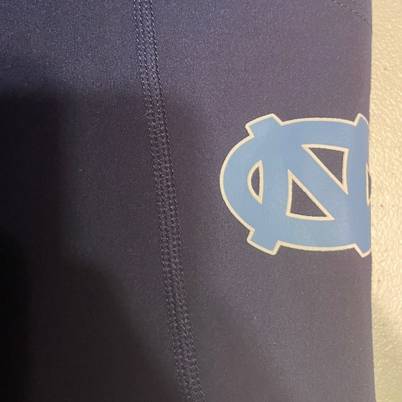 NORTH CAROLINA Tarheels Navy Blue Pocketed Womens Leggings SZ SMALL - Picture 4 of 7